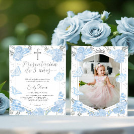 Lámina Invitación fotográfica de presupuesto de 3 años