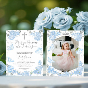 Lámina Invitación fotográfica de presupuesto de 3 años