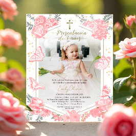 Lámina Invitación fotográfica de presupuesto de 3 años