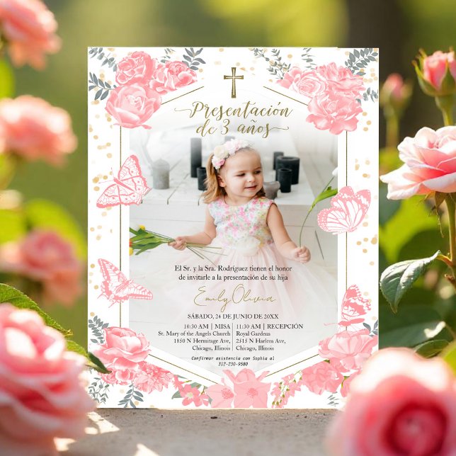 Lámina Invitación fotográfica de presupuesto de 3 años (Subido por el creador)
