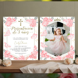 Lámina Invitación fotográfica de presupuesto de 3 años