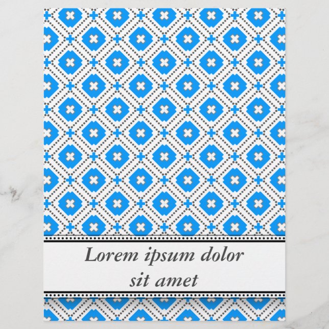 Lámina Invitación Gráfica Azul de Baviera (Anverso)