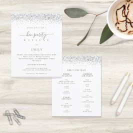 Lámina Invitación Itineraria Hen Weekend Purpurina de Pla