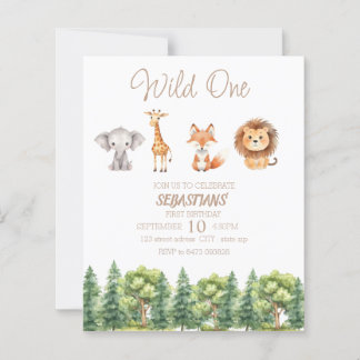 Lámina invitación para bebé de primer cumpleaños
