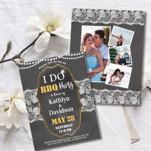 Lámina Invitación para el compromiso de fotografía de BUD (Subido por el creador)