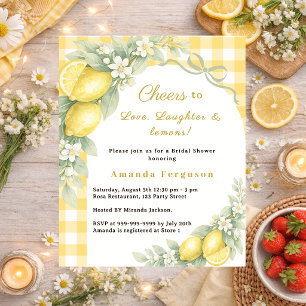 Lámina Invitación para la fiesta de shower nupcial de lim