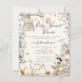 Lámina Invitación para picnic del Chica de vestimenta pre