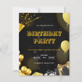 Lámina invitación por aniversario