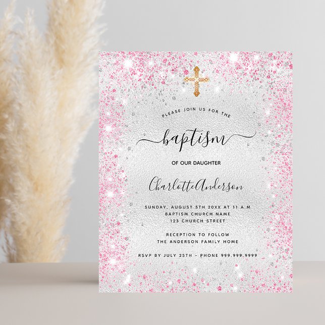 Lámina Invitación presupuestal del purpurina del chica ro (Subido por el creador)