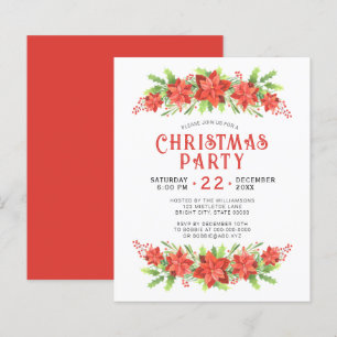 Lámina Invitación presupuestal Fiesta de Navidades de Wat