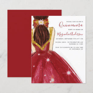 Lámina Invitación presupuestal para el Vestido Rojo Quinc