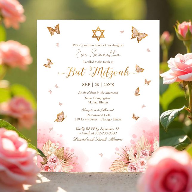 Lámina Invitación presupuestaria Butterflys Relieve metal (Subido por el creador)