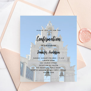 Lámina Invitación presupuestaria de la iglesia fotográfic