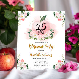 Lámina Invitación presupuestaria del Fiesta de Jubilación