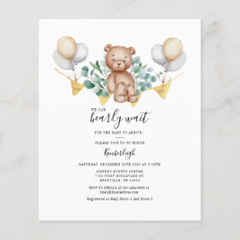 Lámina Invitación presupuestaria para Eucalyptus Bear Bab