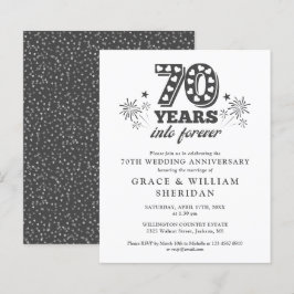 Lámina Invitación Presupuesto Into Forever para 70 Aniver