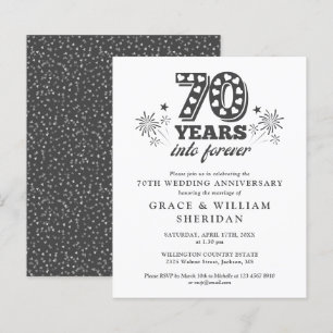 Lámina Invitación Presupuesto Into Forever para 70 Aniver