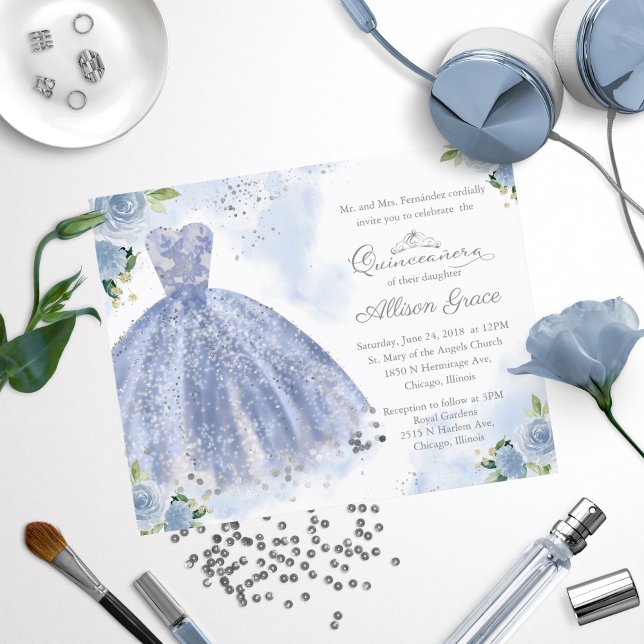 Lámina Invitación Quinceanera presupuesto Guiso de plata  (Subido por el creador)