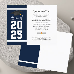 Lámina Invitación simple de graduación 2023 para fiesta d