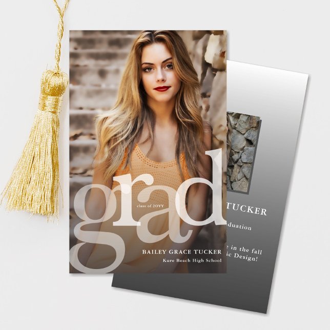 Lámina Invitación simple de graduación de presupuesto de  (Subido por el creador)