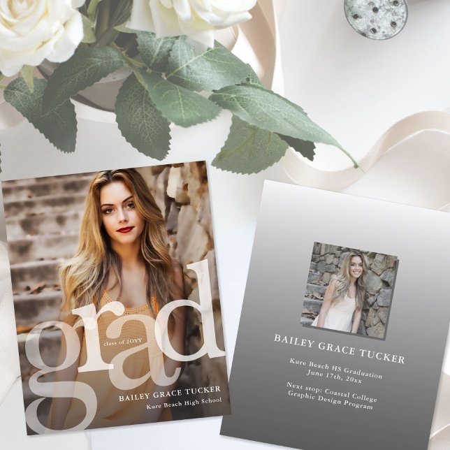 Lámina Invitación simple de graduación de presupuesto de  (Subido por el creador)