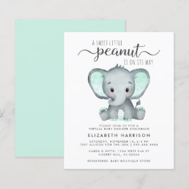 Lámina Invitación virtual Baby Shower a la Casa de la Mon