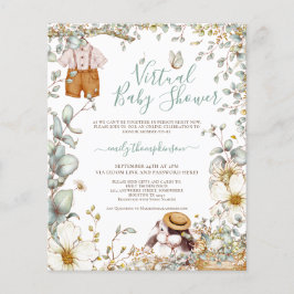 Lámina Invitación virtual de Baby Shower a Bunny Boy