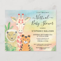 Invitación virtual de Baby Shower para animadores 
