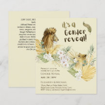 Invitaciones a bañador de leones Safari GÉNERO REV