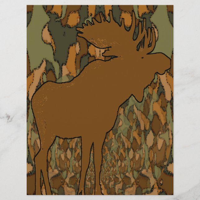 Lámina Invitaciones a camuflaje de Moose (Anverso)