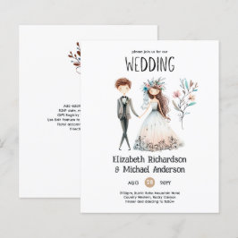 Lámina Invitaciones a la boda de Boho Bride Groom