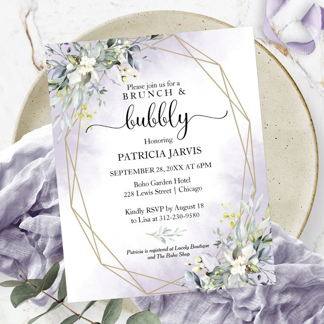 Lámina Invitaciones A La Ducha De Novias De Brunch And Bu (Subido por el creador)