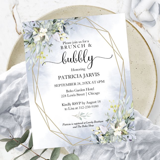 Lámina Invitaciones A La Ducha De Novias De Brunch And Bu (Subido por el creador)