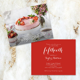 Lámina Invitaciones a la fiesta de cumpleaños del presupu