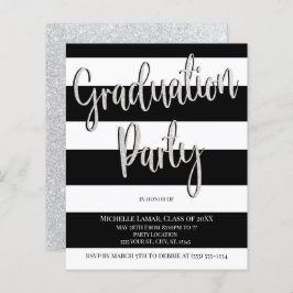 Lámina Invitaciones a la fiesta de graduación de bandas d