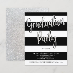 Lámina Invitaciones a la fiesta de graduación de bandas d
