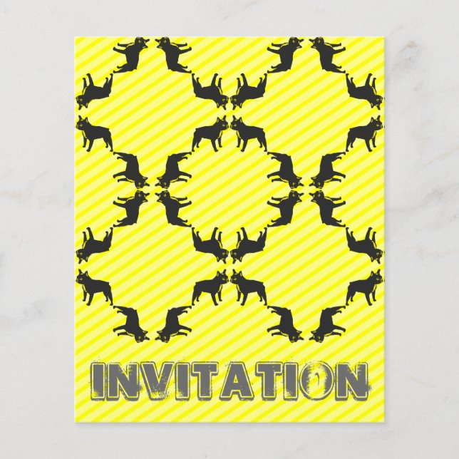 Lámina Invitaciones Bulldog (Anverso)
