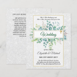 Lámina INVITACIONES CATÓLICAS DE BODA cristiano presupues