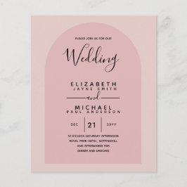 Lámina invitaciones de boda bilingües español inglés