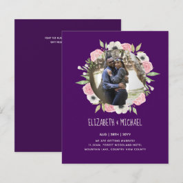 Lámina INVITACIONES DE BODA DE FOTOS PRESUPUESTARIAS - Wr