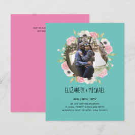 Lámina INVITACIONES DE BODA DE FOTOS PRESUPUESTARIAS - Wr