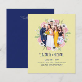 Lámina Invitaciones de boda de recepción de presupuesto t