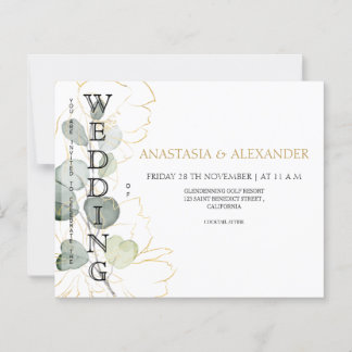 Lámina Invitaciones de boda económicas