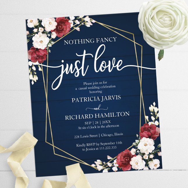 Lámina Invitaciones de boda económicas con diseños geomét (Subido por el creador)