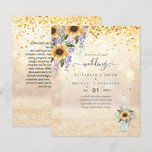 Lámina INVITACIONES DE BODA PRESUPUESTARIA MODA de giraso