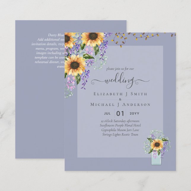 Lámina INVITACIONES DE BODA PRESUPUESTARIA MODA de giraso (Anverso / Reverso)