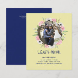 LÁMINA INVITACIONES DE BODAS CON FOTOS DE PRESUPUESTO - C