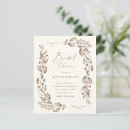 Lámina Invitaciones de Despedida de Soltera Boho Wildflow