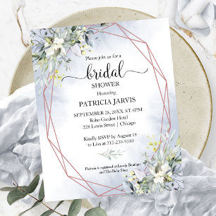 Lámina Invitaciones de Despedida de Soltera con Verde con