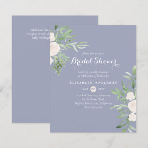 Lámina Invitaciones de Despedida de Soltera Floral con Ho